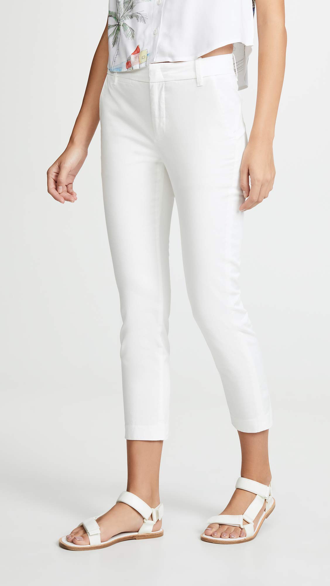 Vince Women's Coin Pocket Chino Pants - Stylish & Comfortable Casual Trousers for Work, Office & Everyday Wear