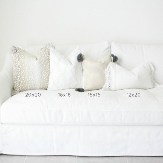 Premium Jett Pillow Cover - Soft & Breathable Cotton Pillowcase for Home & Bedroom Decor - Perfect for Sofas, Beds, and Guest Rooms