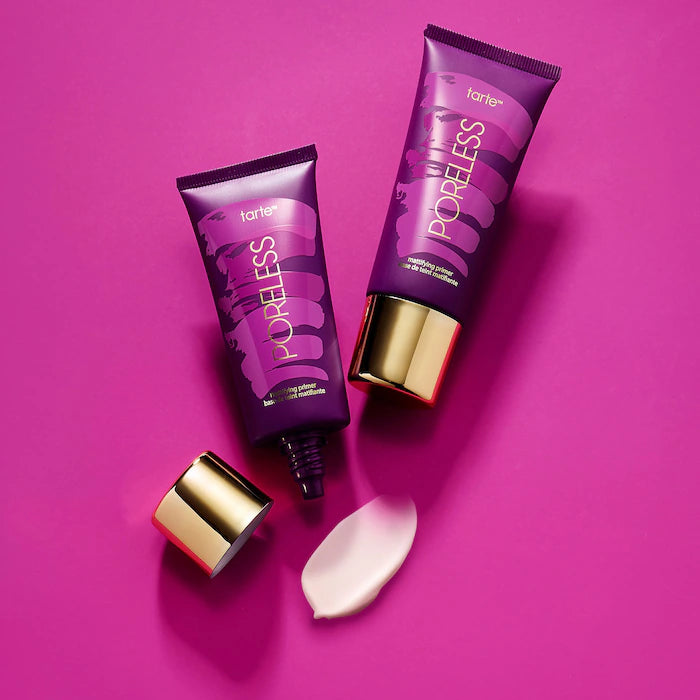Tarte Poreless Mattifying Primer - Oil-Free, Smoothing Face Primer for Flawless Makeup Application | Perfect for Oily Skin & Long-Lasting Makeup