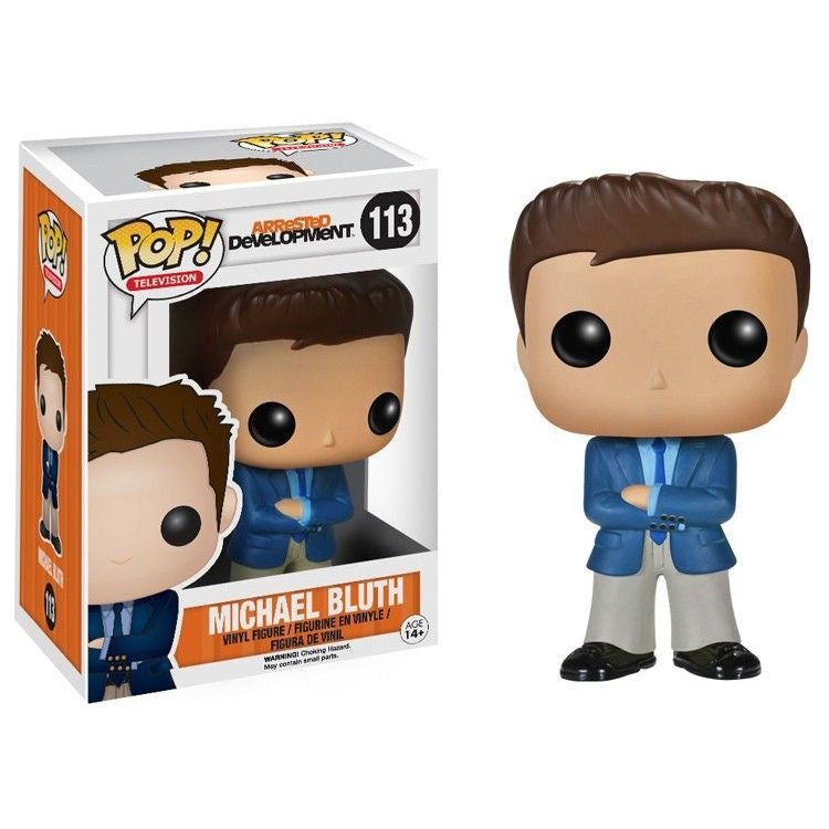 Arrested Development Michael Bluth Pop! Vinyl Figure #113 - Funko Pop Collectible for TV Show Fans, Office Decor & Gift for Sitcom Lovers
