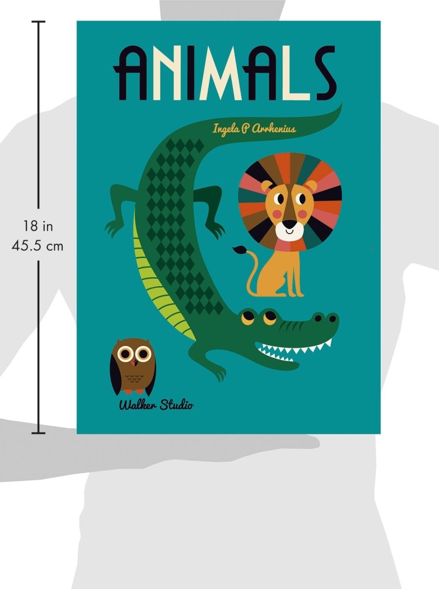 Ingela P. Arrhenius Animal Art Book - Cute Scandinavian Animal Illustrations for Kids & Nursery Decor | Perfect for Baby Showers, Children's Rooms & Educational Gifts