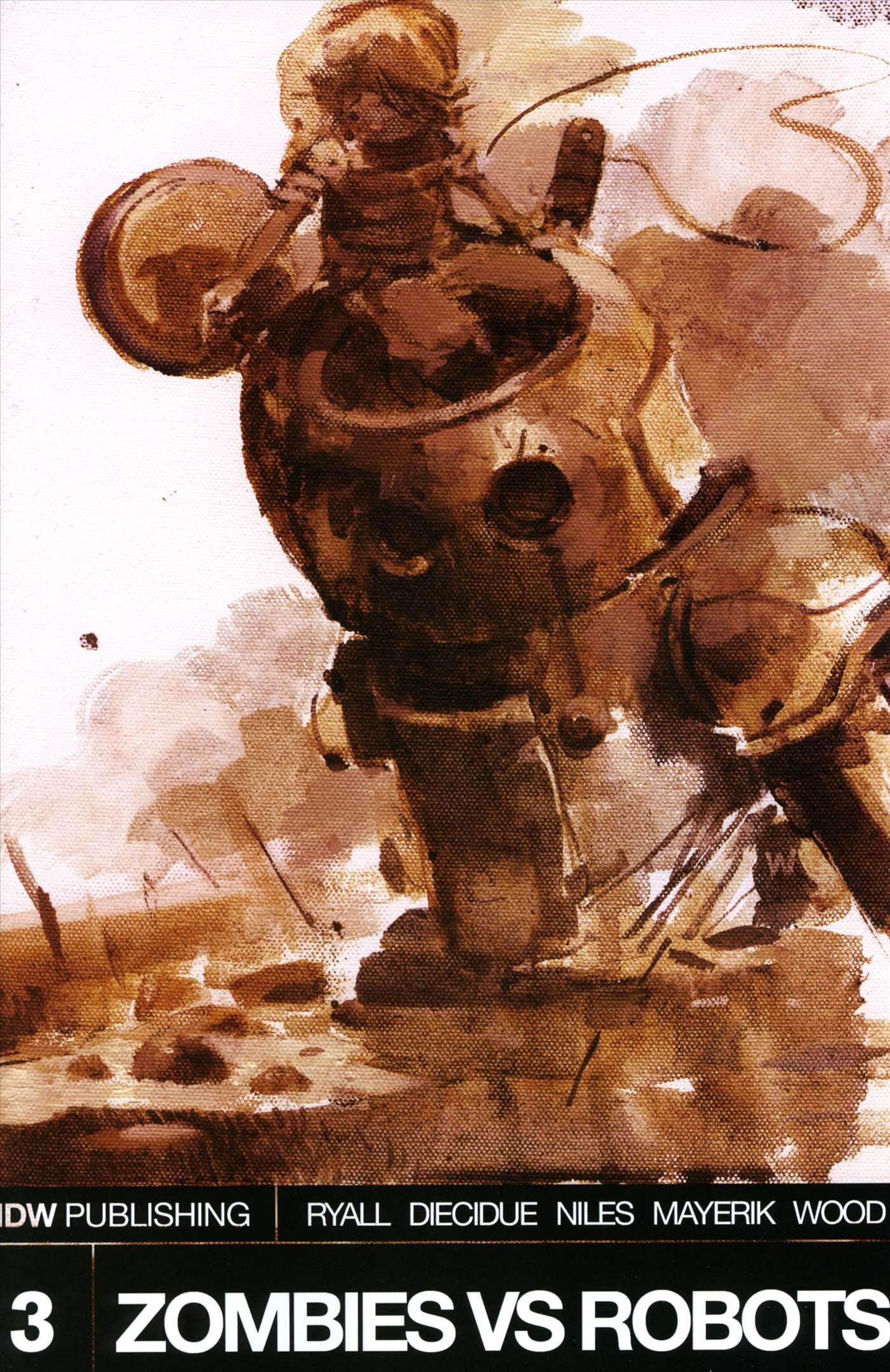 Zombies vs. Robots (2nd Series) #3 VF/NM Comic Book by Ashley Wood | IDW Publishing | Collectible Graphic Novel for Horror & Sci-Fi Fans