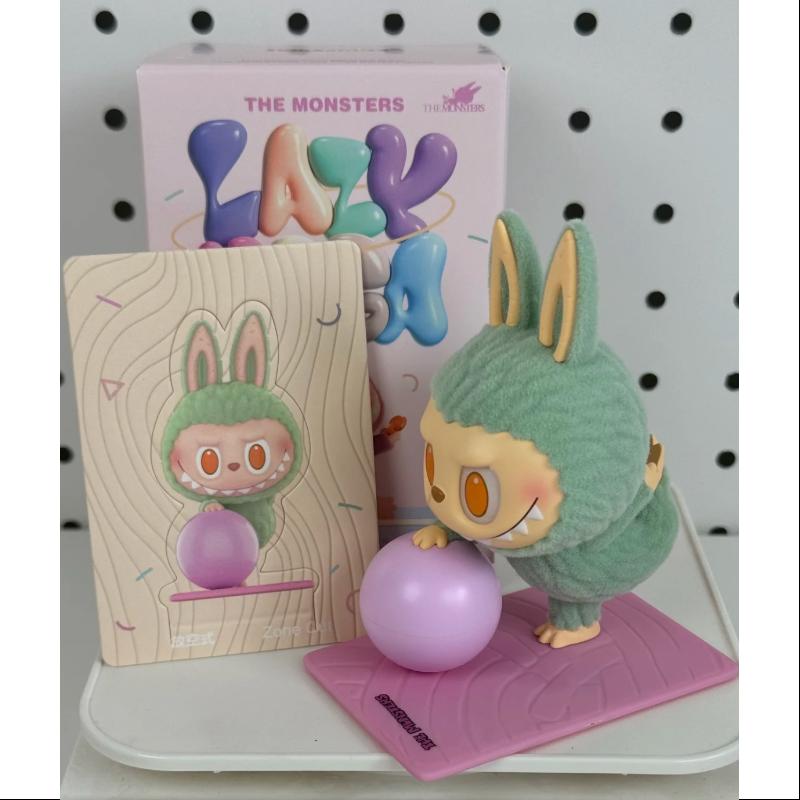 Labubu The Monsters Lazy Yoga Series Zone Out - Cute Collectible Vinyl Figure for Home Decor, Office Display & Anime Fans Collection | Perfect Gift for Pop Culture Enthusiasts