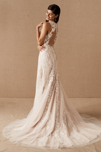 BHLDN Whispers & Echoes Monarch Gown - Elegant Wedding Dress for Brides | Perfect for Beach, Garden & Formal Ceremonies