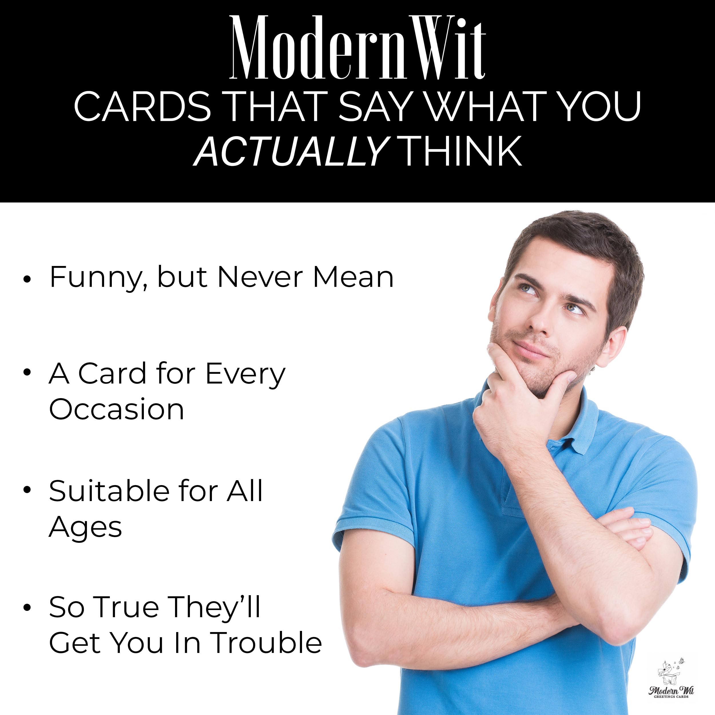 Funny Birthday Card for Men & Women - 'You're Turning Down the Car Stereo' Blank Inside Card with Envelope, 4.25 x 5.5 Inches, Perfect for Office, Party, or Family Celebrations