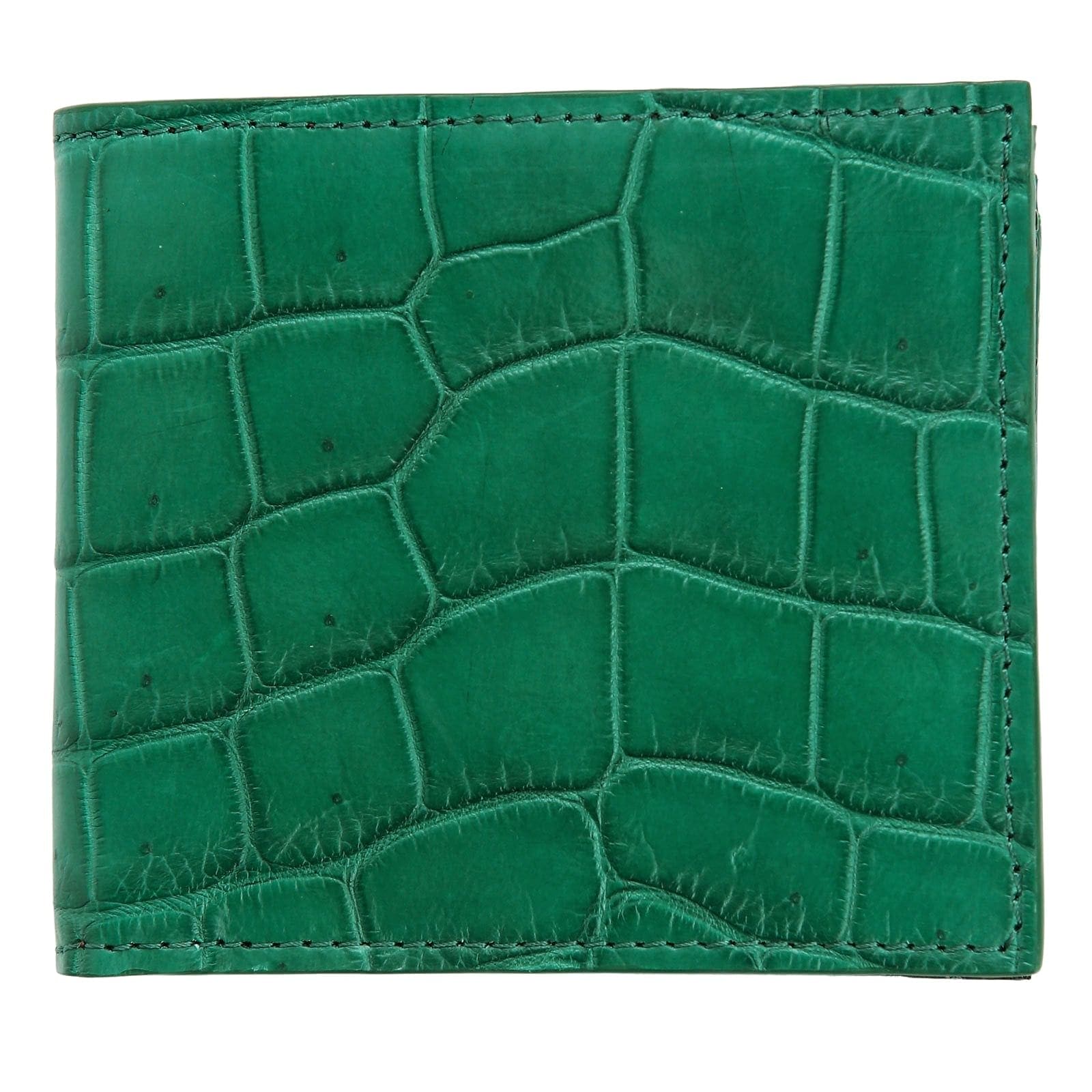 Premium Genuine Crocodile Leather Men's Wallet - Slim RFID Blocking Bifold Wallet for Business & Travel - Luxury Gift for Him