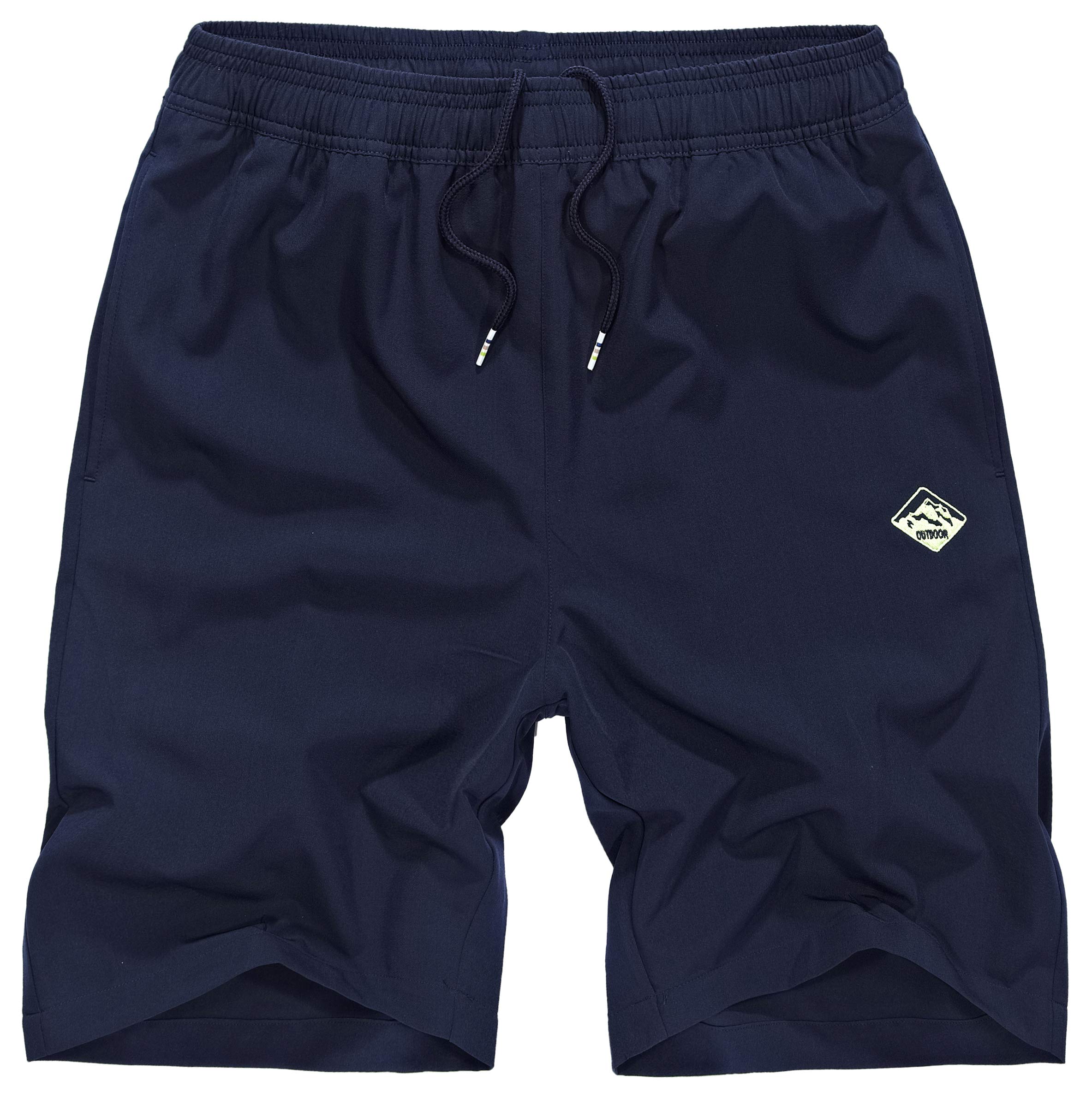 Vcansion Men's Quick Dry Hiking Shorts - Lightweight Outdoor Sports Shorts for Running, Swimming, Skateboarding & Casual Wear