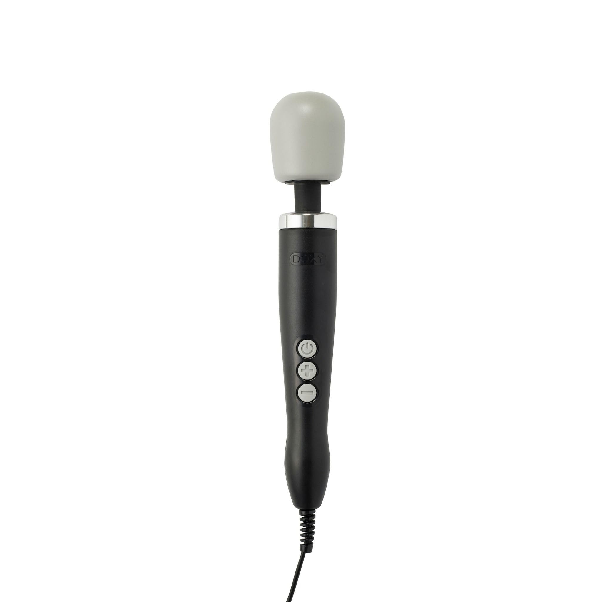 Doxy Massager - Powerful Personal Massager for Muscle Relief & Relaxation, Black (EU Plug) - Perfect for Home, Travel & Spa Use