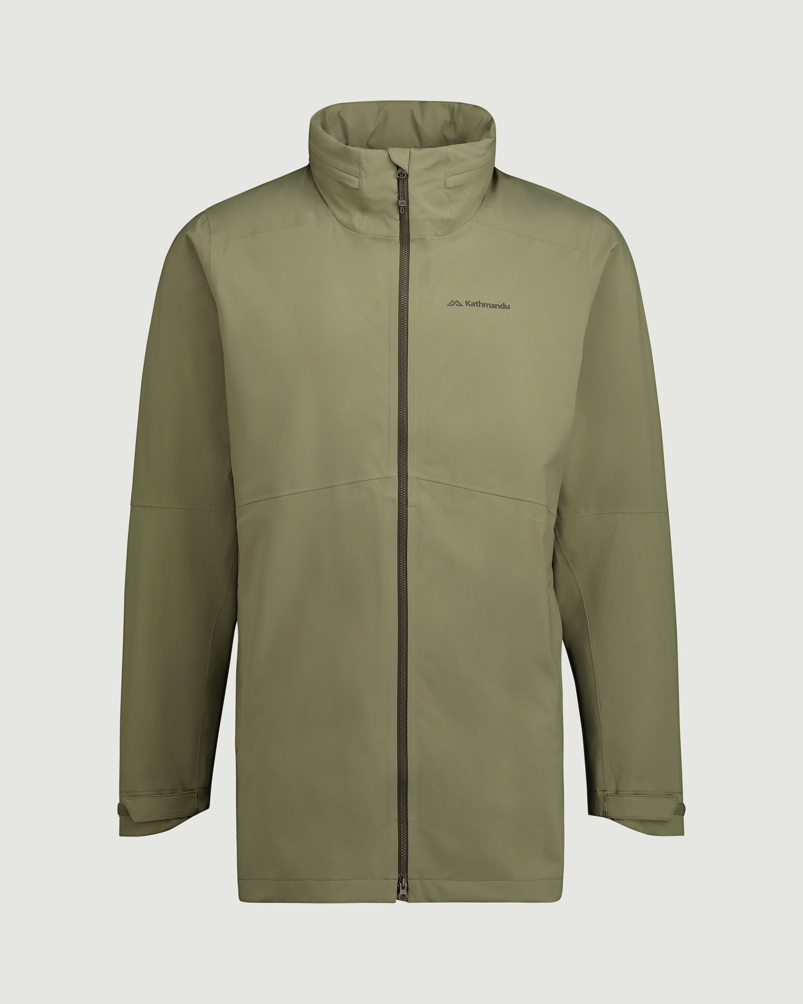 Men's Waterproof Stretch Trail Running Jacket - 2.5 Layer Rain Parka for Hiking & Outdoor Adventures (Beech Color) - Perfect for Mountain Climbing, Camping & Wet Weather Protection