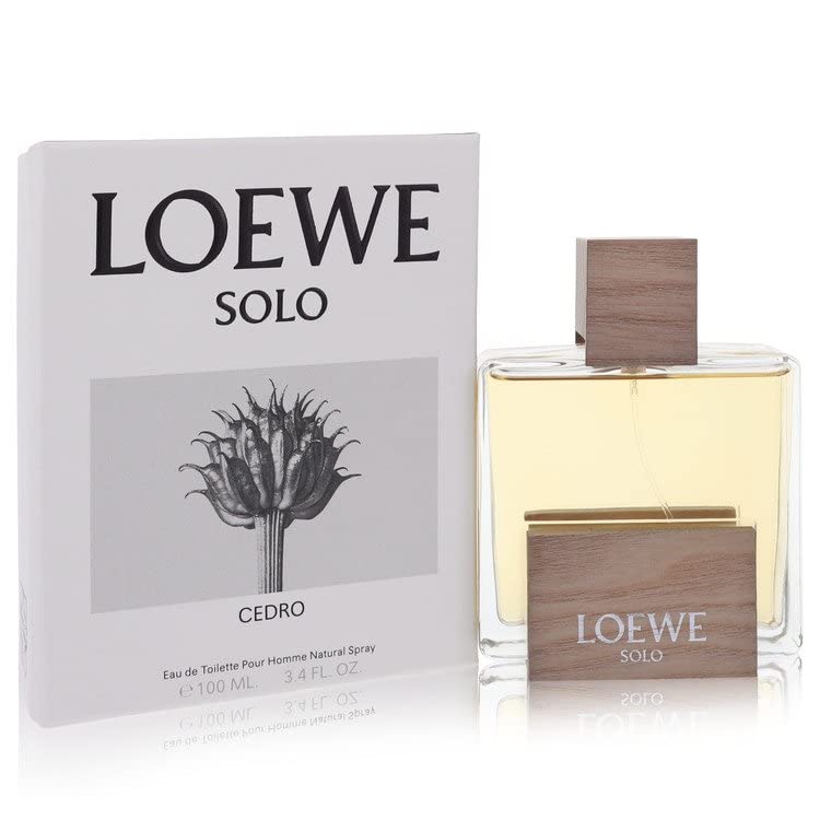 Loewe Cedro Cologne for Men - 3.4 oz Eau De Toilette Spray | Fresh Woody Scent | Perfect for Day & Night Wear, Office, Date Night & Special Occasions