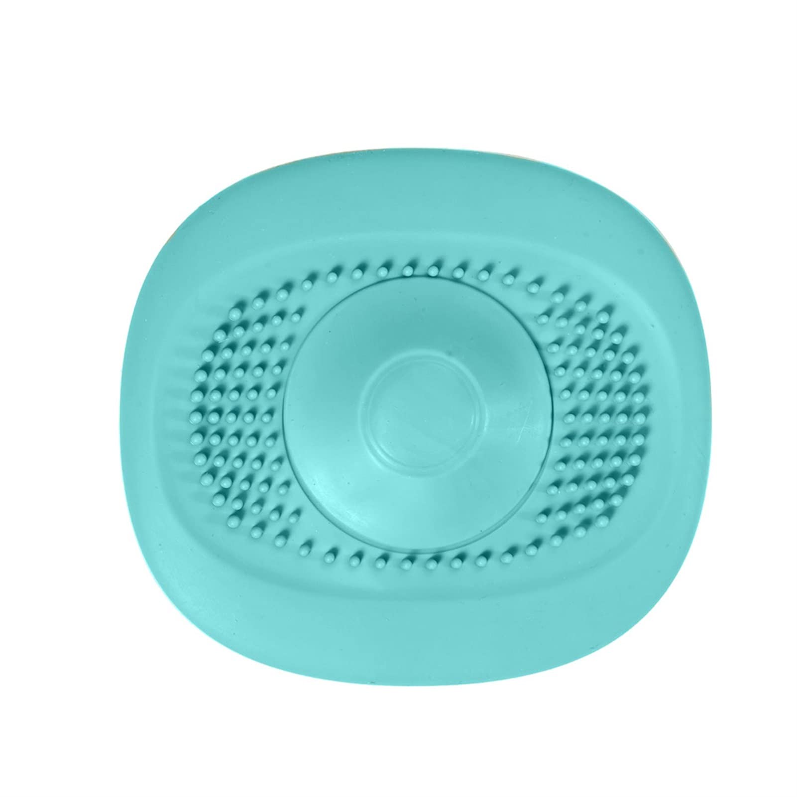 DIGUCFH Anti-Clog Floor Drain Cover - Silicone Sink Strainer for Hair Catcher, Bathroom & Kitchen Drain Protector (Green) - Perfect for Showers, Tubs, and Sinks to Prevent Blockages