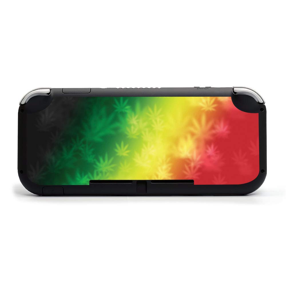 MightySkins Vinyl Decal Wrap Cover for Nintendo Switch Lite - Rasta Rainbow Design | Protective & Durable Skin | Easy to Apply & Remove | Made in USA | Perfect for Gaming, Travel & Personalization