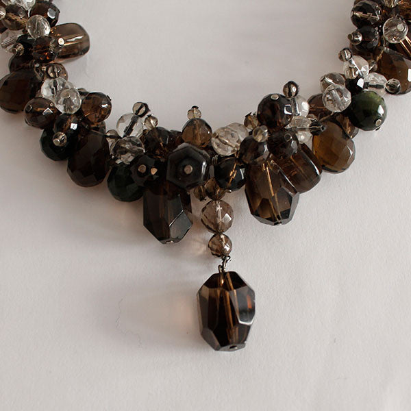 Exquisite Cut Crystal Necklace for Women - Elegant Handmade Jewelry Gift for Wedding, Party & Special Occasions