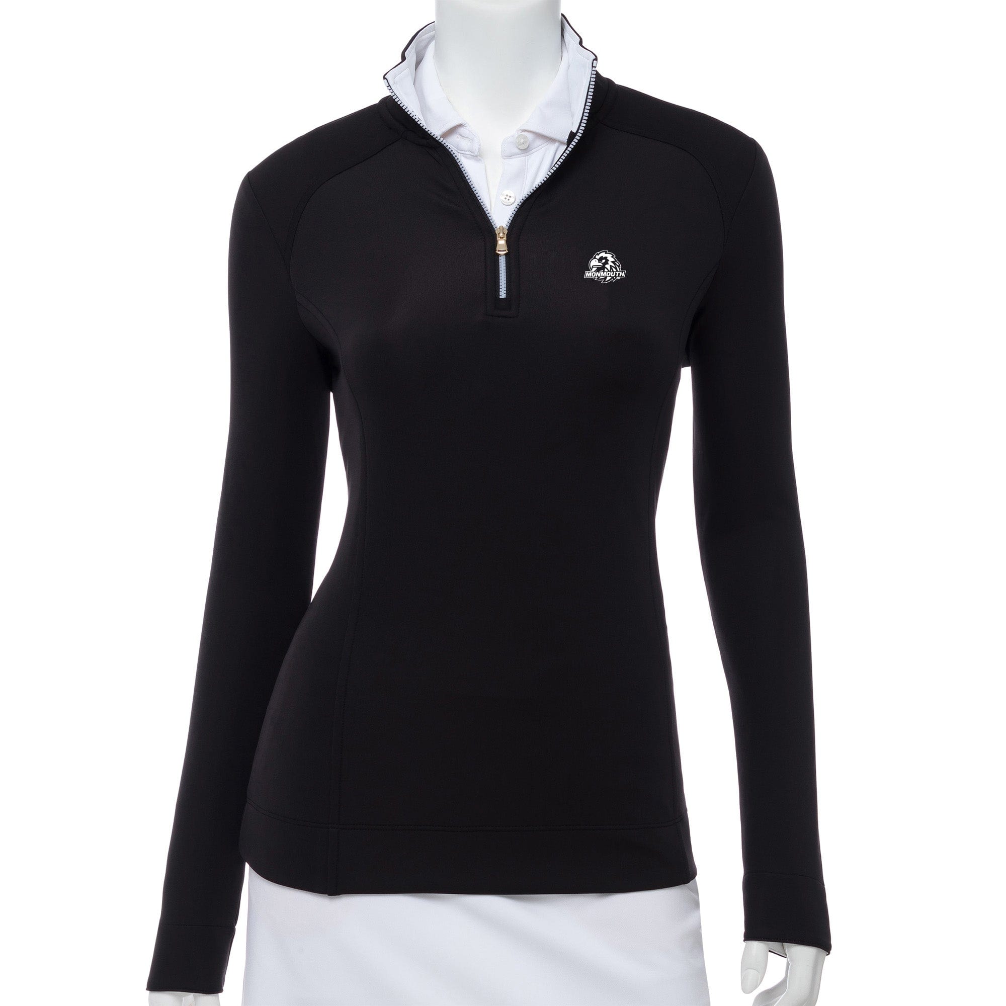 Monmouth Wells Quarter Zip Sweater - Premium Collegiate Pullover for Men & Women | Perfect for Campus, Work & Casual Wear