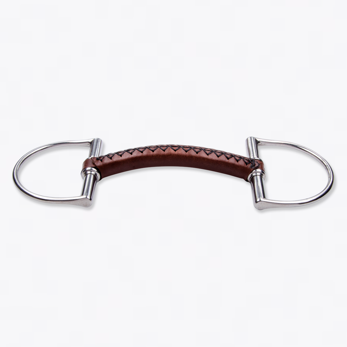 Trust Leather Dee Ring Bit - High-Quality Horse Training Bit for Western Riding & Dressage - Perfect for Training, Shows & Competitions