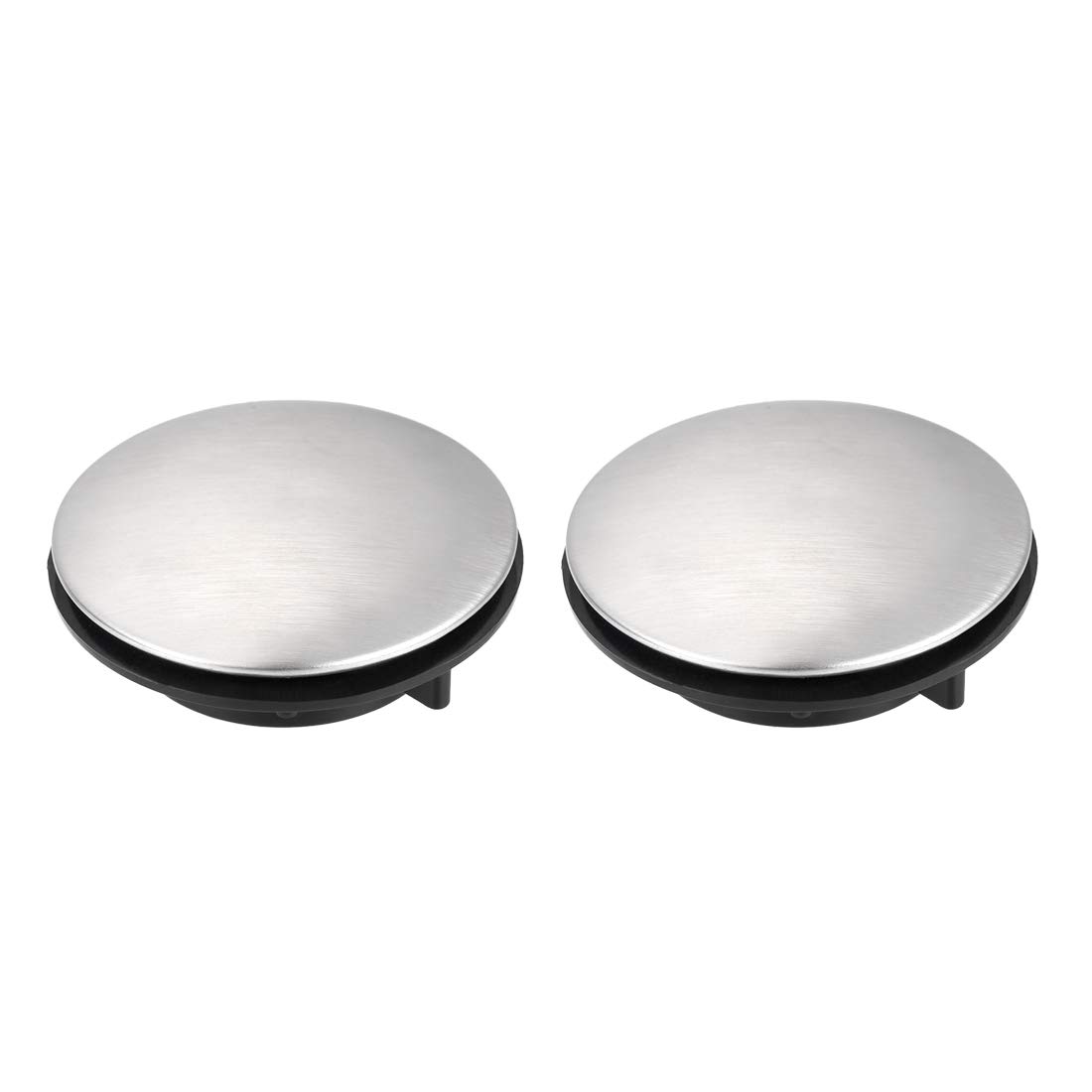 Stainless Steel Faucet Hole Cover for 1.2-1.6 Inch Sink - 2 Pack Kitchen Sink Tap Hole Plugs - Perfect for Bathroom, Kitchen & RV Sink Maintenance