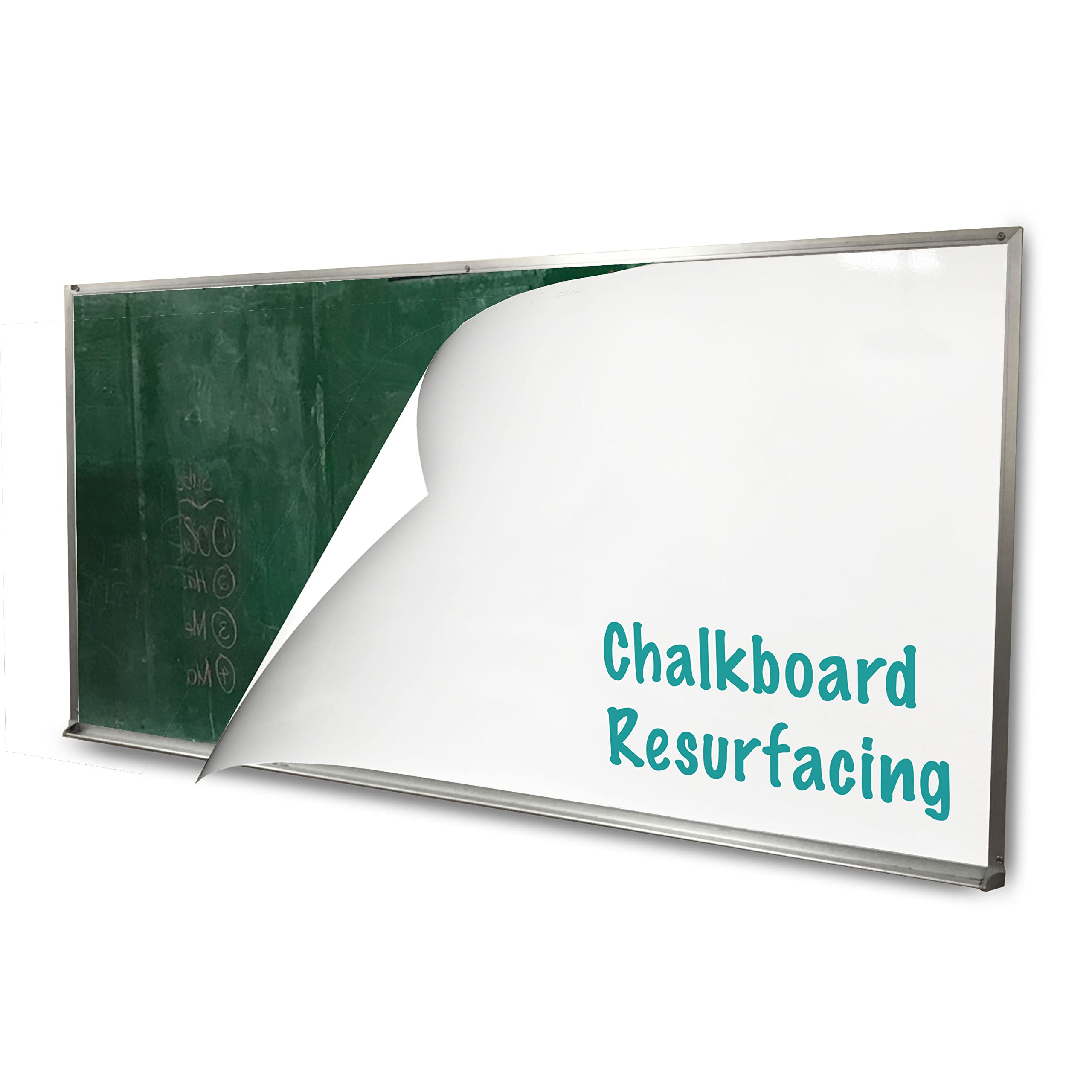 Whiteboard Resurfacing Kit 4'x18' - Chalkboard & Dry Erase Board Refinishing Solution - Restore Any Board Surface - Perfect for Classrooms, Offices & Home Use