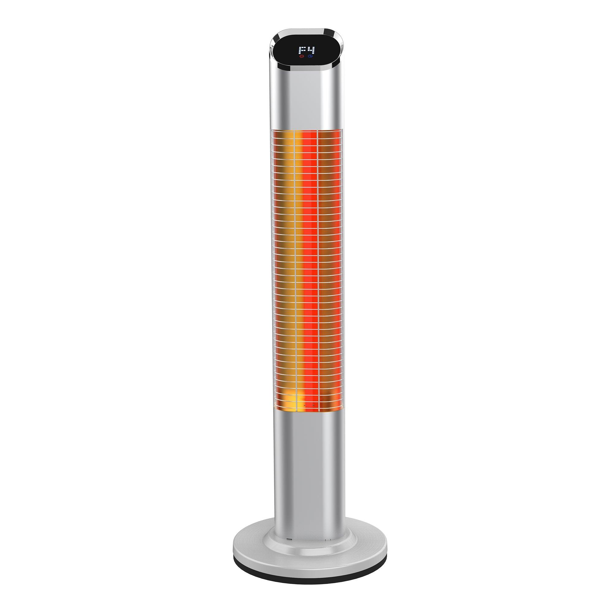 1500W Electric Patio Heater with Remote Control & 24H Timer - Infrared Outdoor/Indoor Heater for Patio, Deck, Garden, Restaurant, and Backyard Use