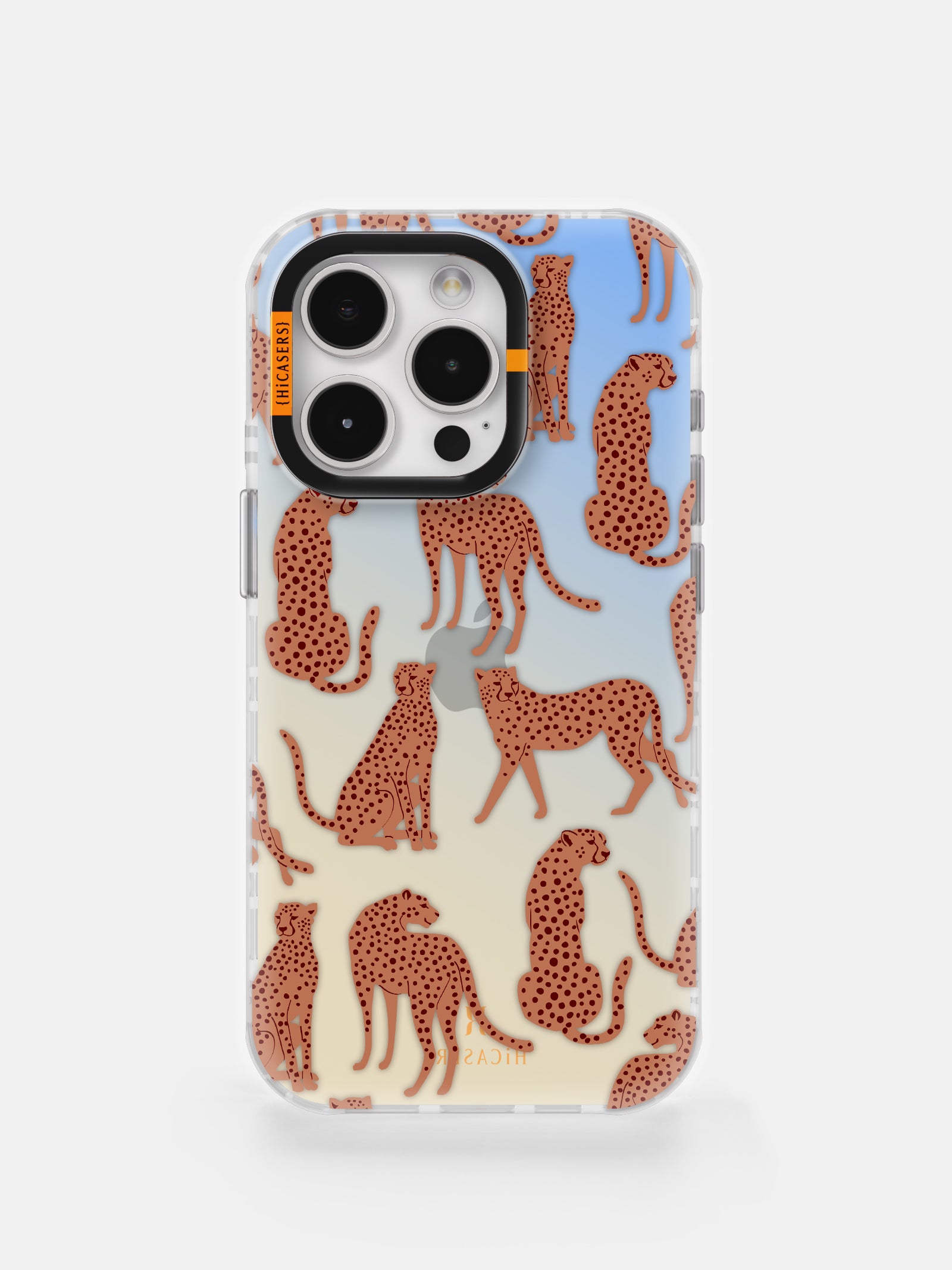 Cheetah Print Iridescent Phone Case - Brown | Stylish & Durable Protective Cover for iPhone & Android | Perfect for Everyday Use, Travel & Fashion Accessories