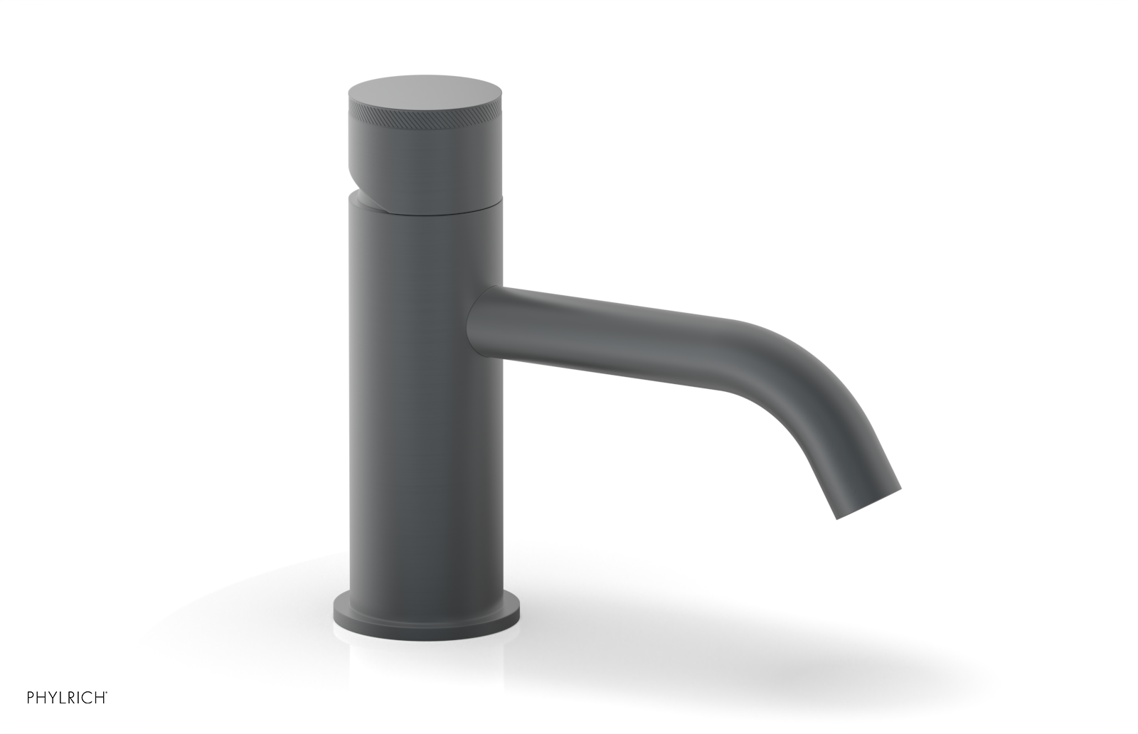 BASIC II 6 Single Hole Bathroom Faucet with Knurled Handle - Chrome Finish for Modern Sink Vanity (Perfect for Home, Hotel & Restaurant Renovation)