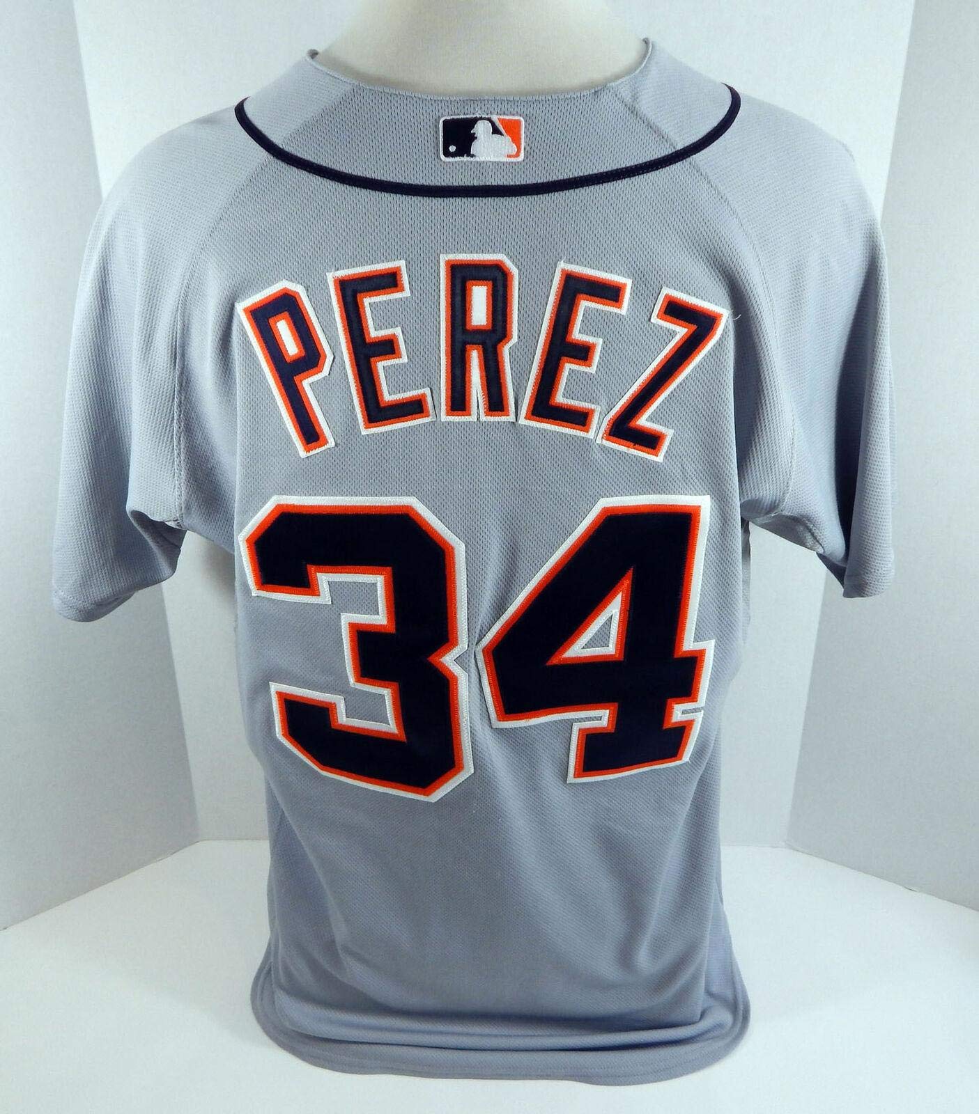 Authentic 2012 Detroit Tigers Hernan Perez #34 Game Used Rookie Jersey - MLB Memorabilia for Collectors & Fans - Perfect for Display & Sports Enthusiasts