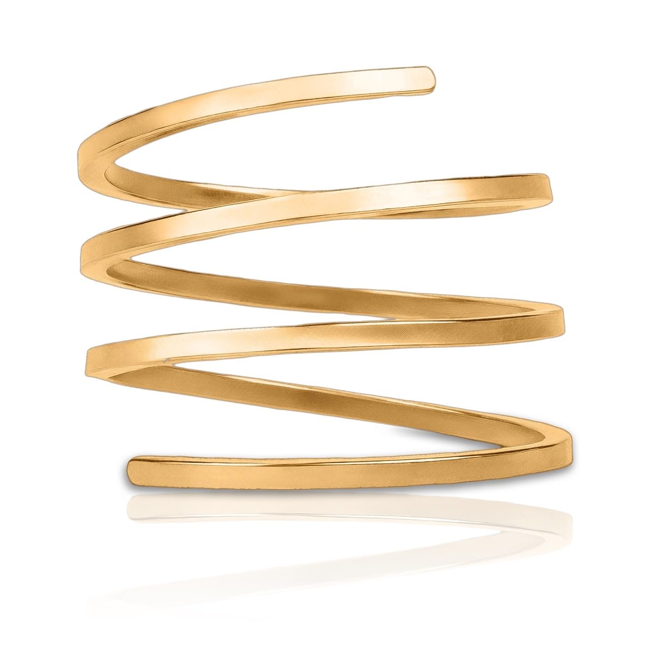 Custom Adjustable Twisted Square Bypass Ring Band - 14K Gold Fill, Rose Gold or Silver - Double Square Bypass Ring for Women - Perfect for Weddings, Anniversaries & Everyday Elegance