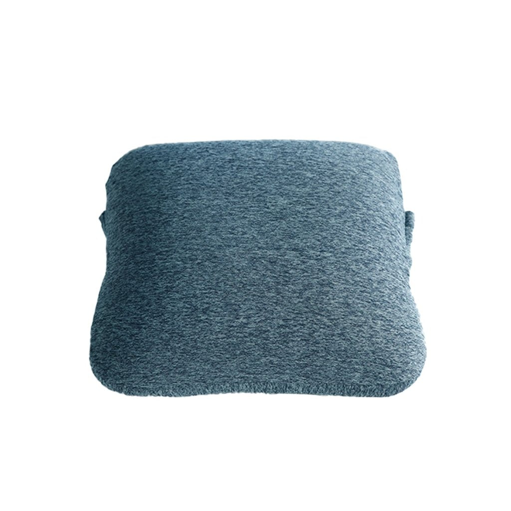 Bravo Shiatsu 4D Kneading Deep Tissue Massage Pillow - Grey Blue for Neck, Back & Shoulder Pain Relief - Perfect for Home, Office & Car Use