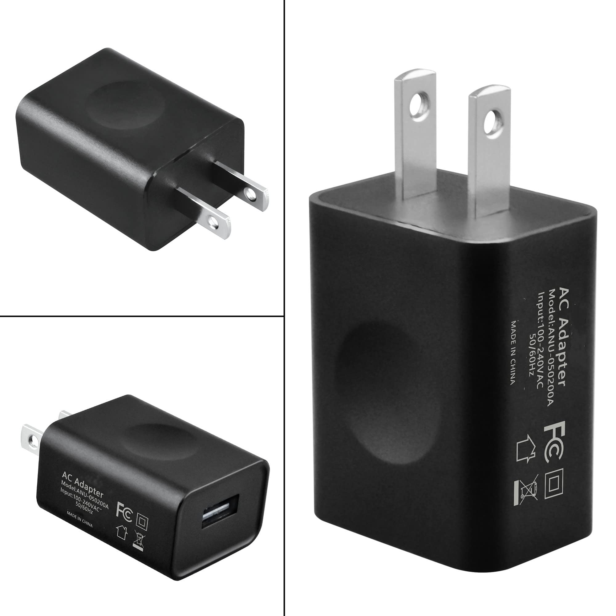 5V Wall Charger with USB Cable - Compatible with VTech RM5854HD, RM5854-2HD, RM5854 Baby Monitor - Perfect for Home Nursery & Child Safety Monitoring