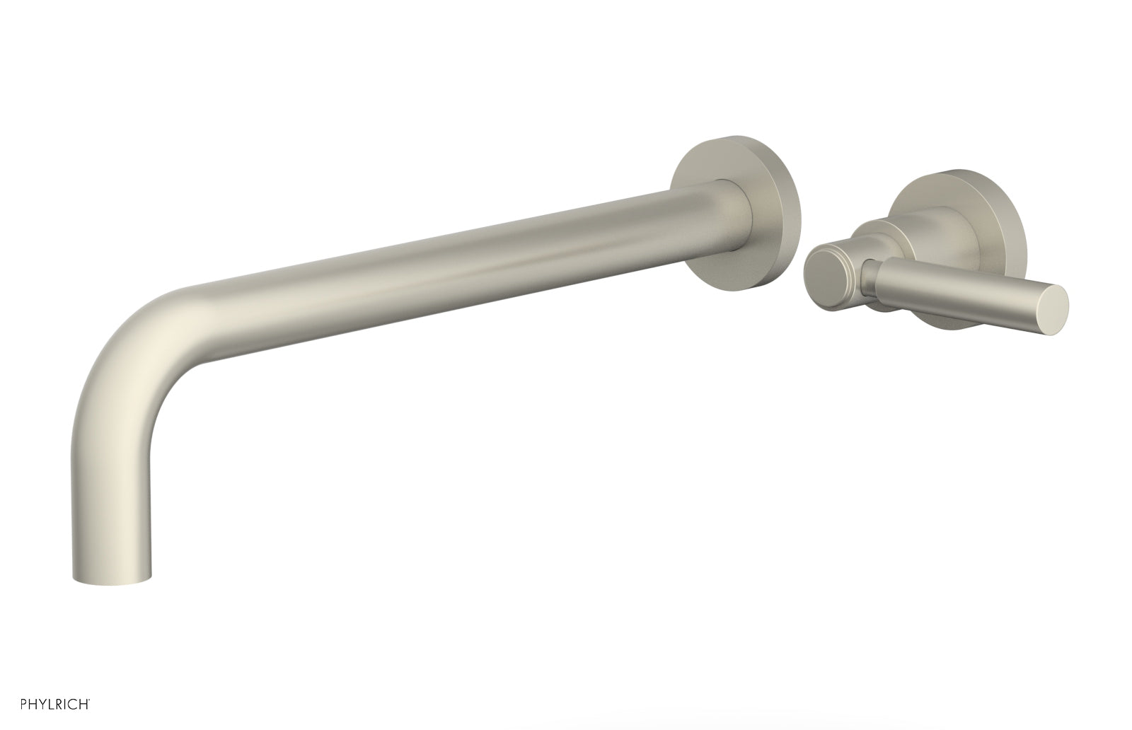 Basic 12 Single Handle Wall Lavatory Faucet Set with Lever Handle D130 17 - Perfect for Bathroom Sink, Powder Room, and Guest Bath Installation