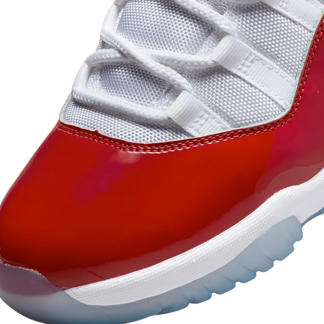Air Jordan 11 Retro 'Cherry' White Varsity Red Black Basketball Shoes - Perfect for Court Performance & Streetwear Fashion