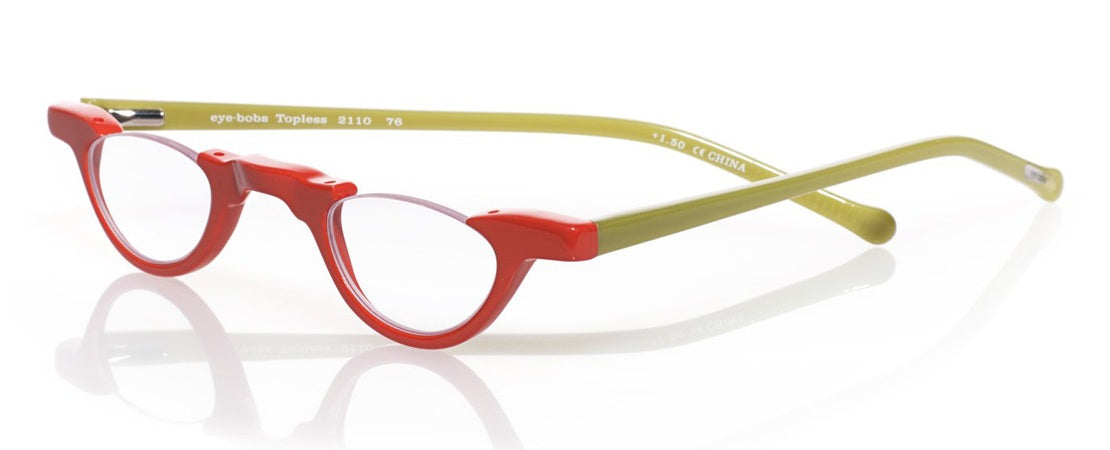 Trendy Prescription Glasses for Women & Men - Stylish Topless Frame Eyewear for Reading, Driving & Everyday Use