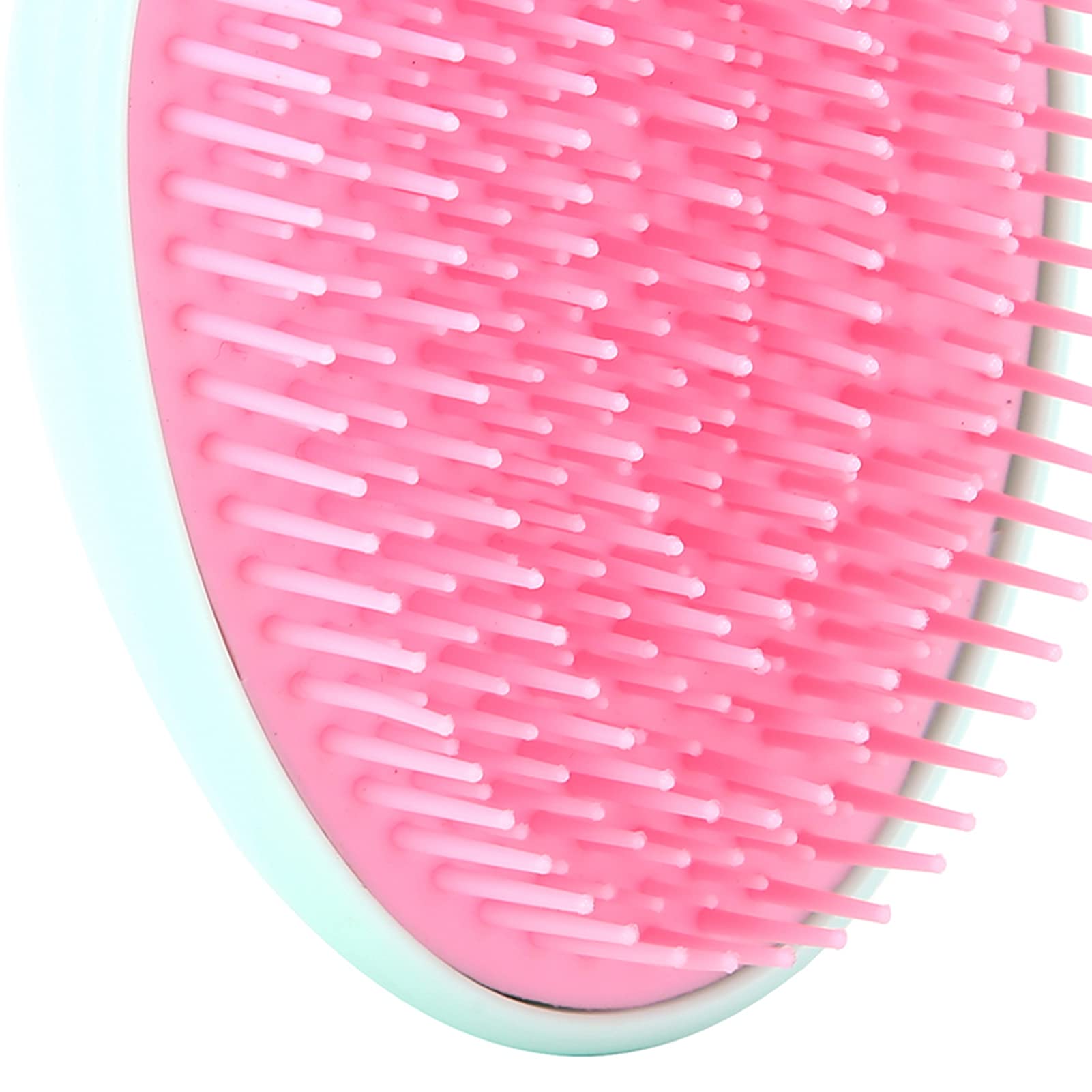 Egg Shape Hair Brush - Soft Silicone Scalp Massager & Comfortable Hair Comb for Stress Relief, Portable Mini Brush for Home, Office & Salon Use - Perfect for Relaxation, Travel & Daily Hair Care