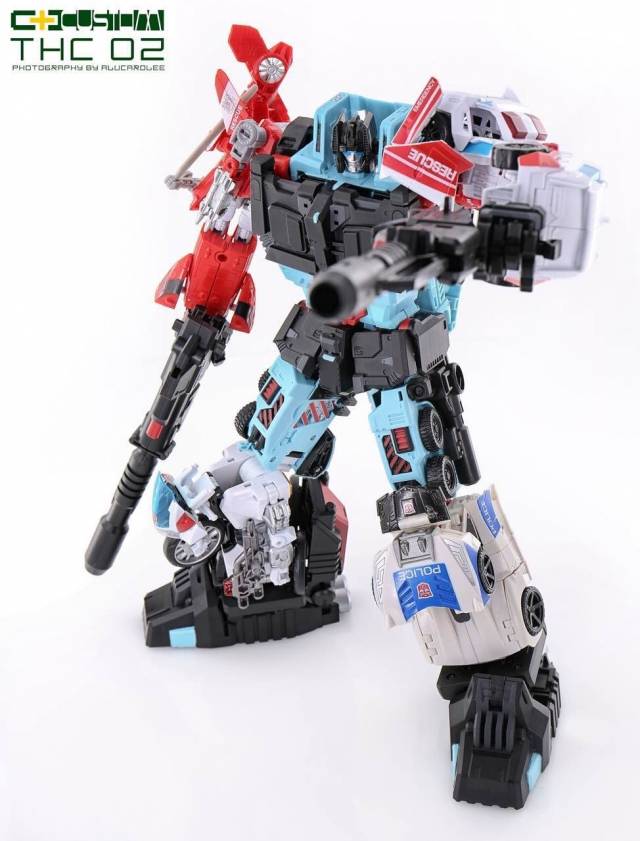Custom C+ United Warrior Add-On Defensor - Action Figure Toy for Collectors & Kids | Perfect for Display, Play & Gifts