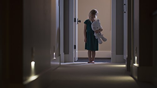 SnapPower 4 Pack GuideLight 2 LED Night Light Wall Plate - Auto On/Off Sensor for Duplex Outlets - Replace Plug-in Night Lights (Black) - Perfect for Hallways, Bedrooms & Bathrooms Safety Lighting