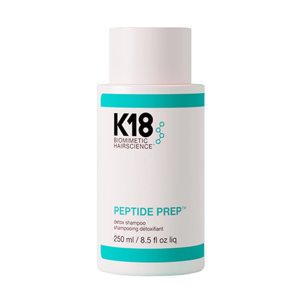 K18 Peptide Prep Detox Shampoo 250ml - Sulfate-Free Clarifying Shampoo for Damaged Hair Repair & Color Protection - Perfect for Pre-Treatment Before K18 Hair Mask & Salon Treatments