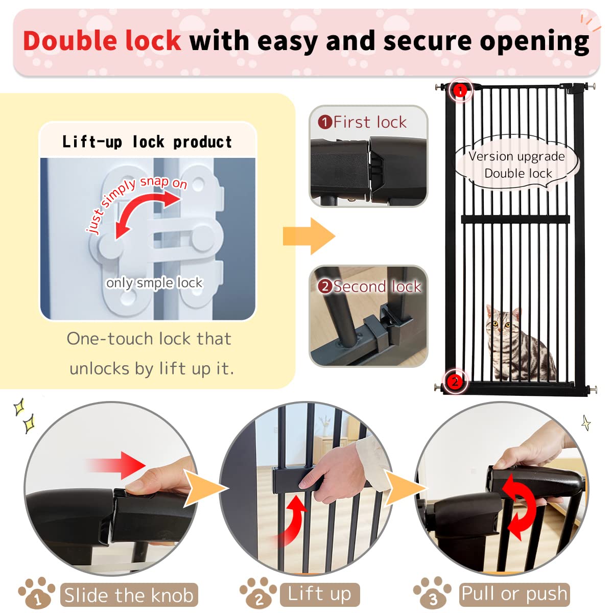 Extra Tall Cat Gate 61.02