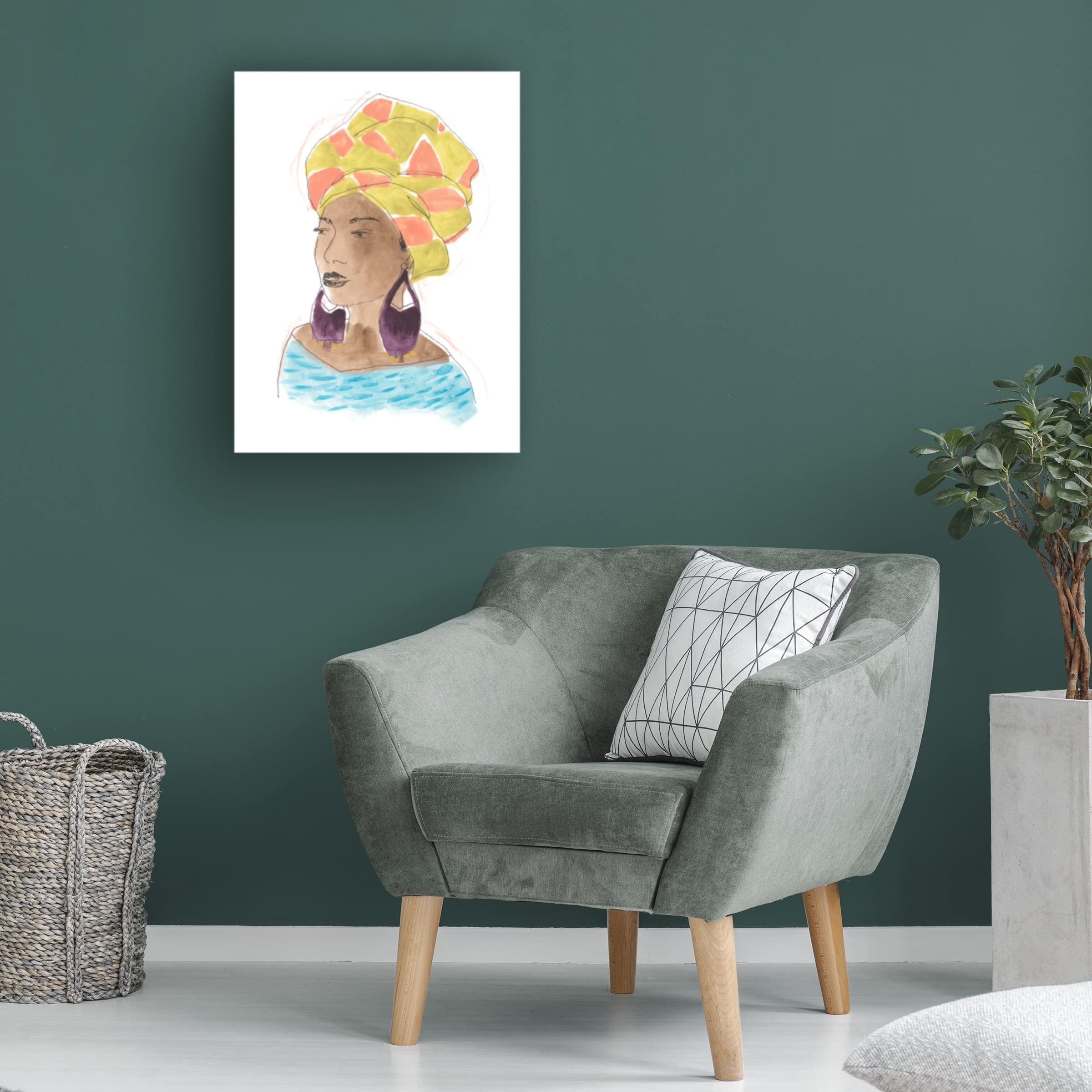Strong And Beautiful IV Canvas Art by June Erica Vess - Wall Decor for Living Room