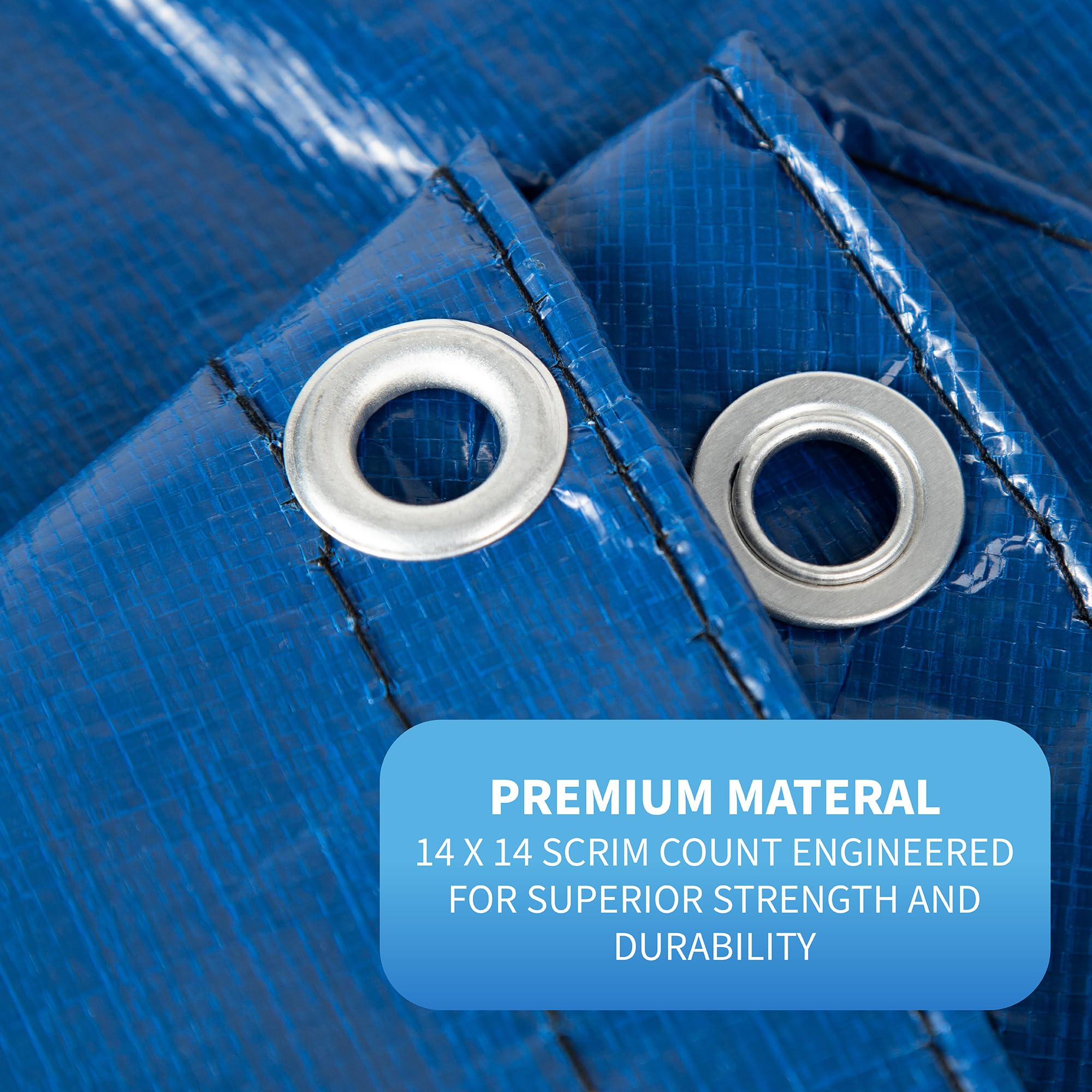 Blue Wave Gold 15-Year 36-Foot Round Above Ground Pool Winter Cover - Heavy Duty Protection for Cold Weather & Snow