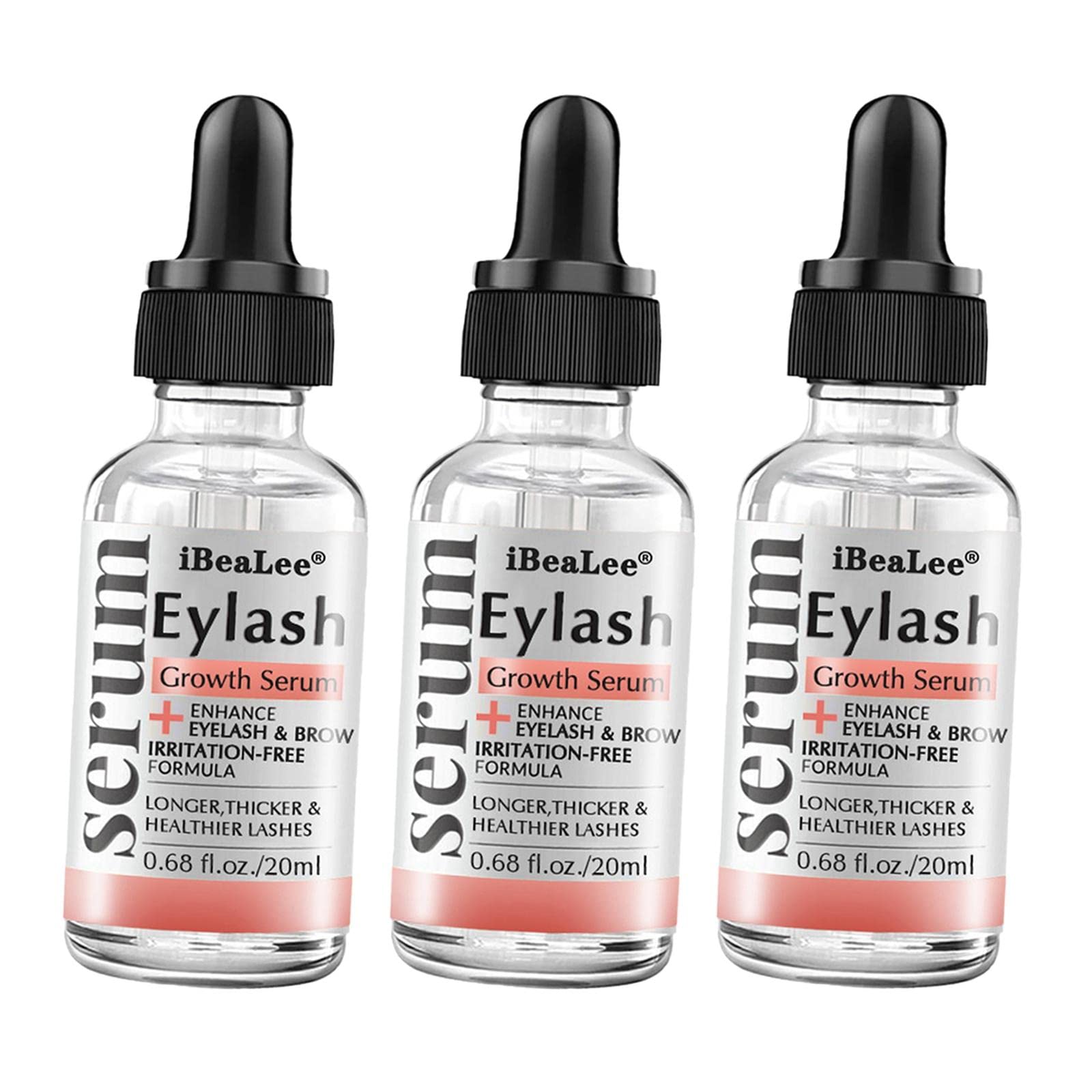 3X Brow & Eyelash Growth Serum - 20ml Moisturizing Enhancer for Thicker, Fuller Lashes & Brows | Easy Application for Daily Beauty Routine