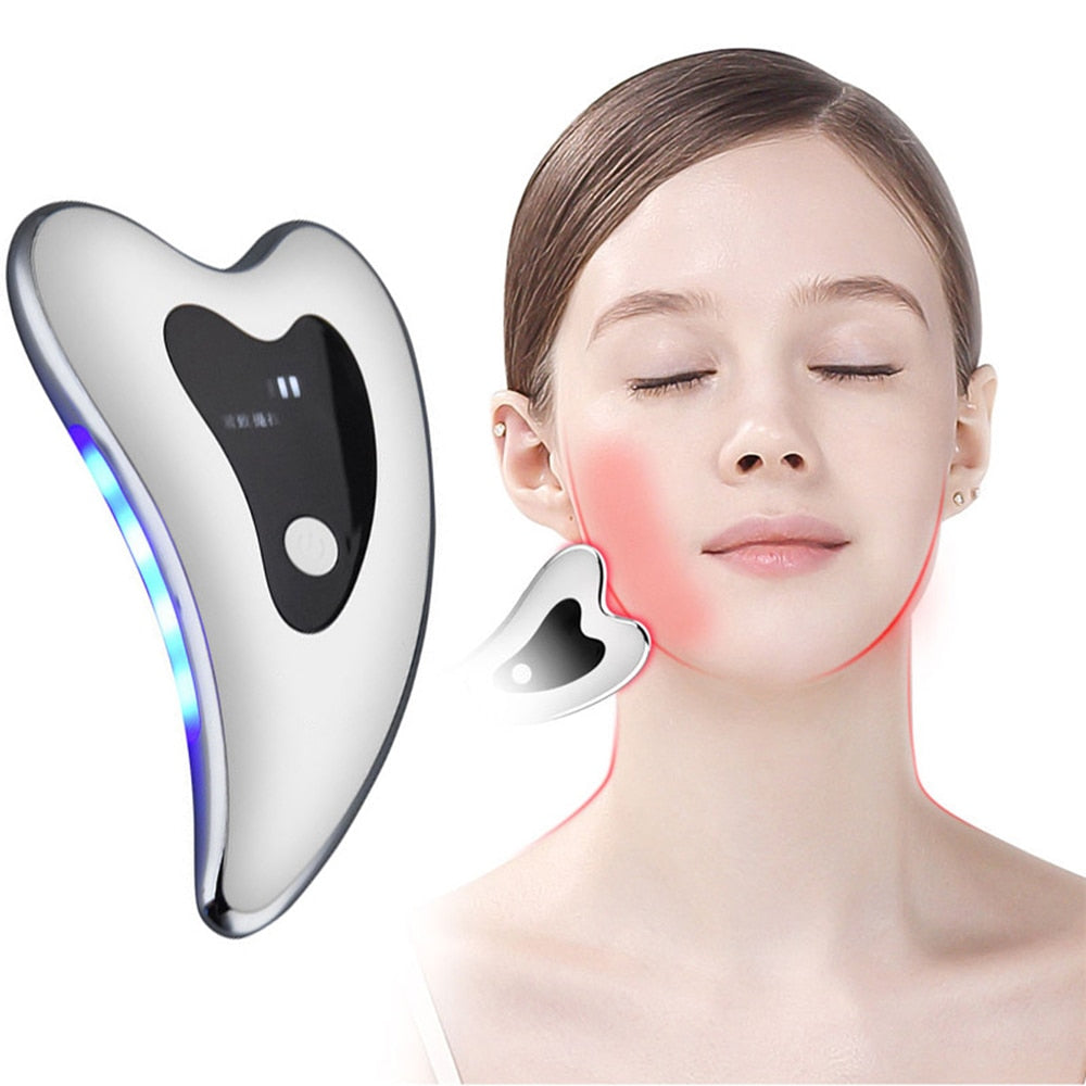 Electric Facial Massager for Relaxation & Skin Care - Rechargeable & Portable for Home & Travel Use
