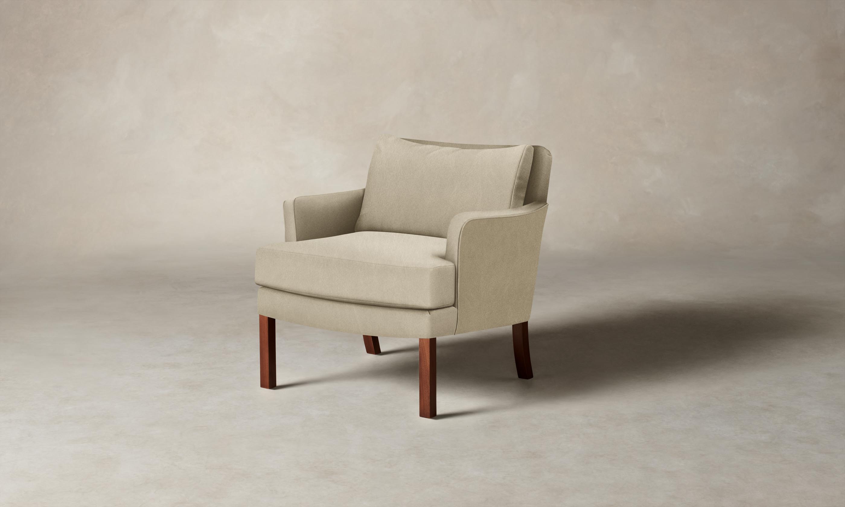 Premium Tuscan Leather Kaye Chair - Luxurious Bisque Finish for Living Room, Office & Lounge - Comfortable & Stylish Seating Solution
