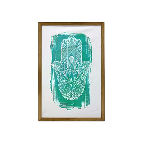 Turquoise and White