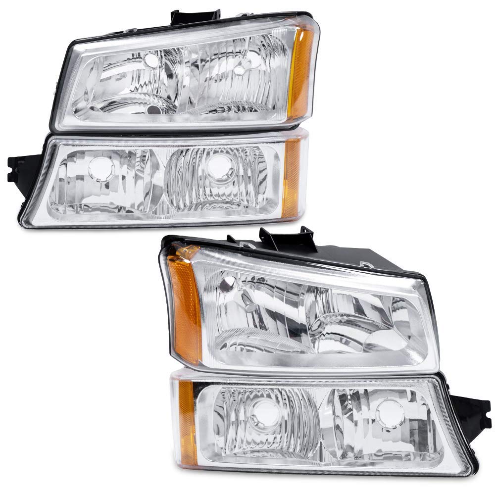 PIT66 LED Headlights and Fog Lights Kit - Compatible with 2003-2006 Chevy Silverado 1500/2500/3500 HD & Avalanche 1500/2500 (Non-Cladding Models Only) | Durable Replacement for Improved Night Visibility & Off-Road Driving