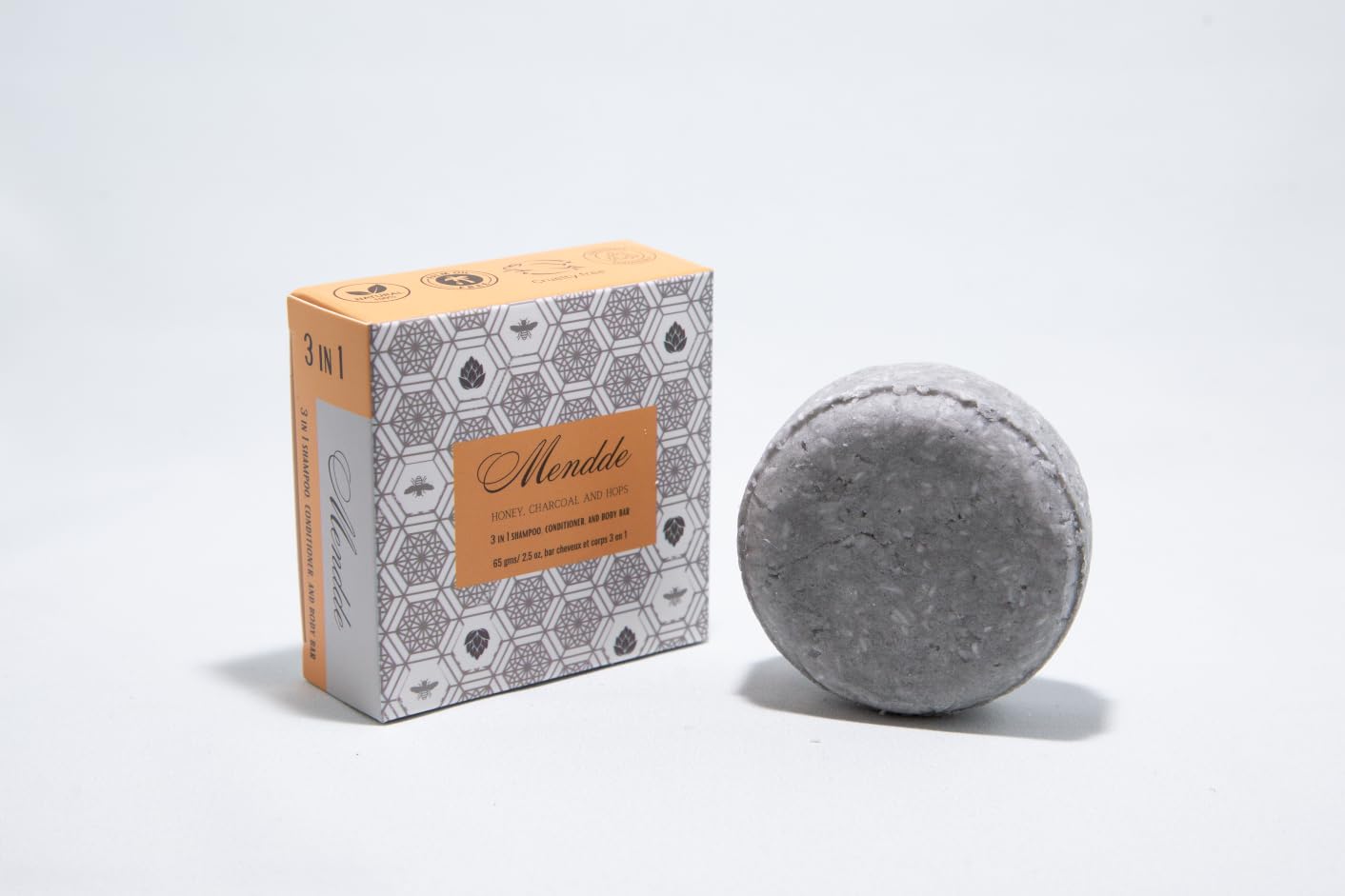 3-in-1 Shampoo, Conditioner & Body Wash Bar - All Natural Hair & Skin Cleanser for Travel, Camping & Zero Waste Lifestyle