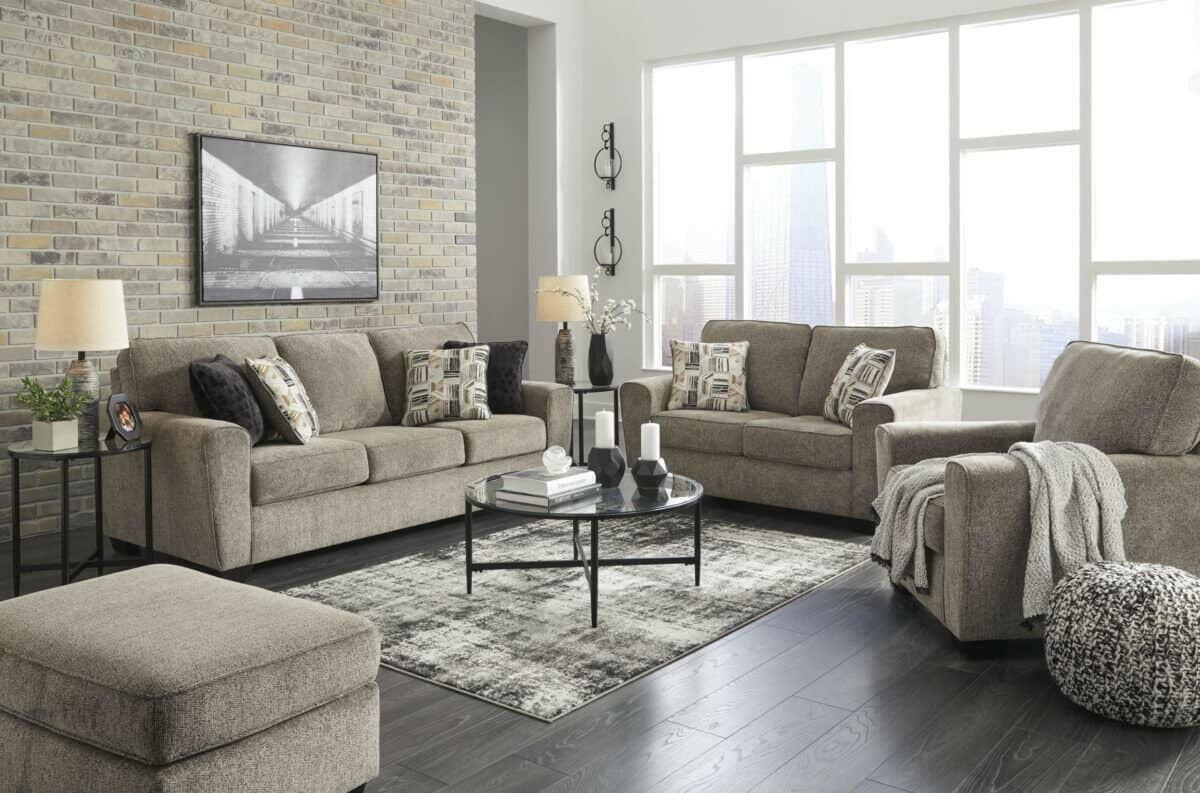 McCluer 3-Piece Sofa and Loveseat Set 810033 - Modern Living Room Furniture for Small Spaces, Apartment & Cozy Home Decor