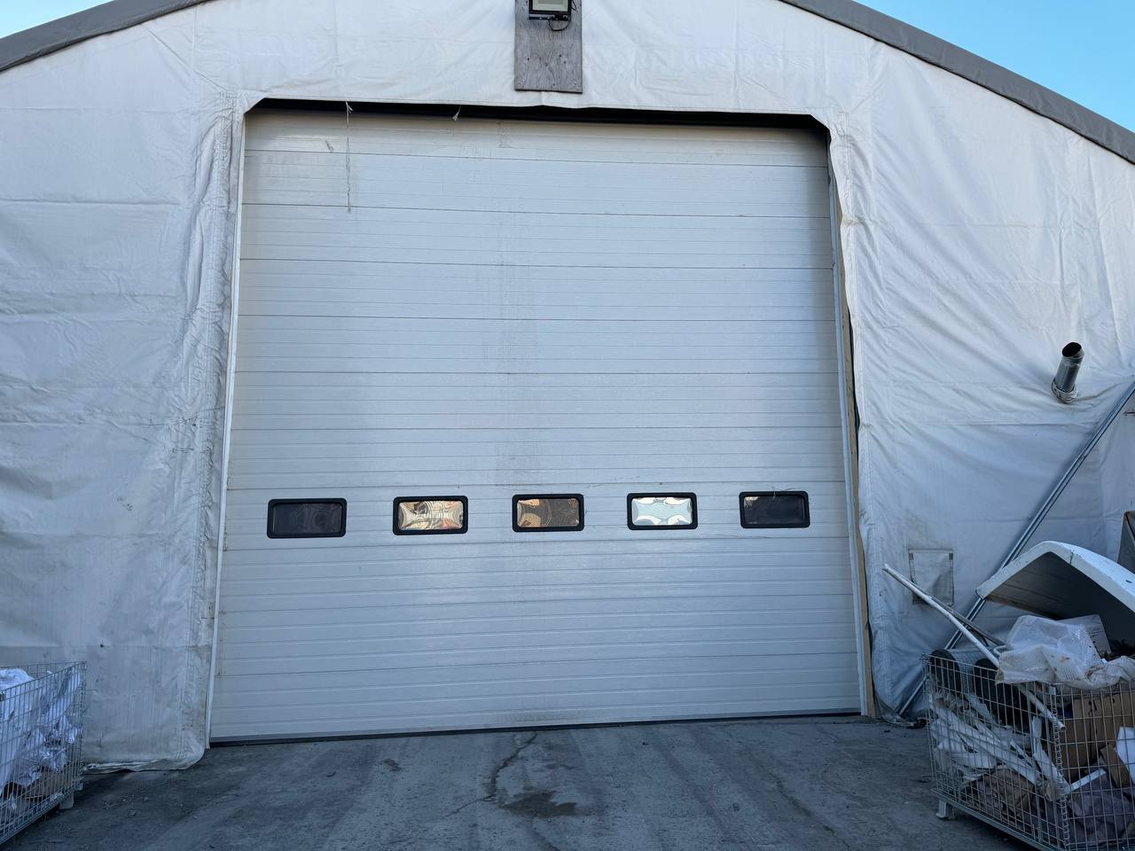 Heavy Duty Electric Insulated Overhead Door Kit for Garage, Warehouse & Industrial Use | Durable Commercial & Farm Building Solution
