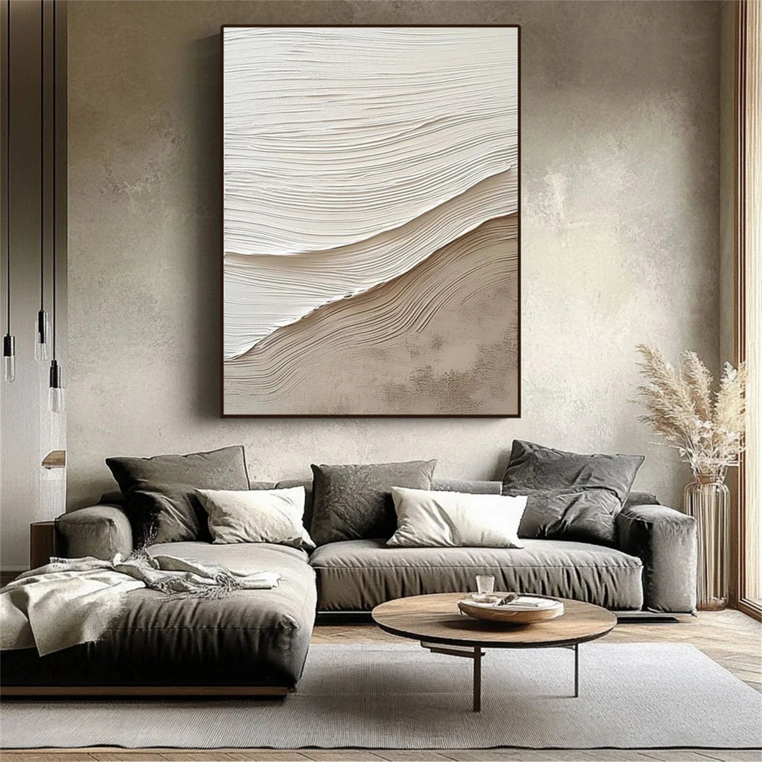 Ocean and Sky Painting #OS 222 - Handmade Canvas Wall Art for Home & Office Decor - Perfect for Living Room, Bedroom or Office