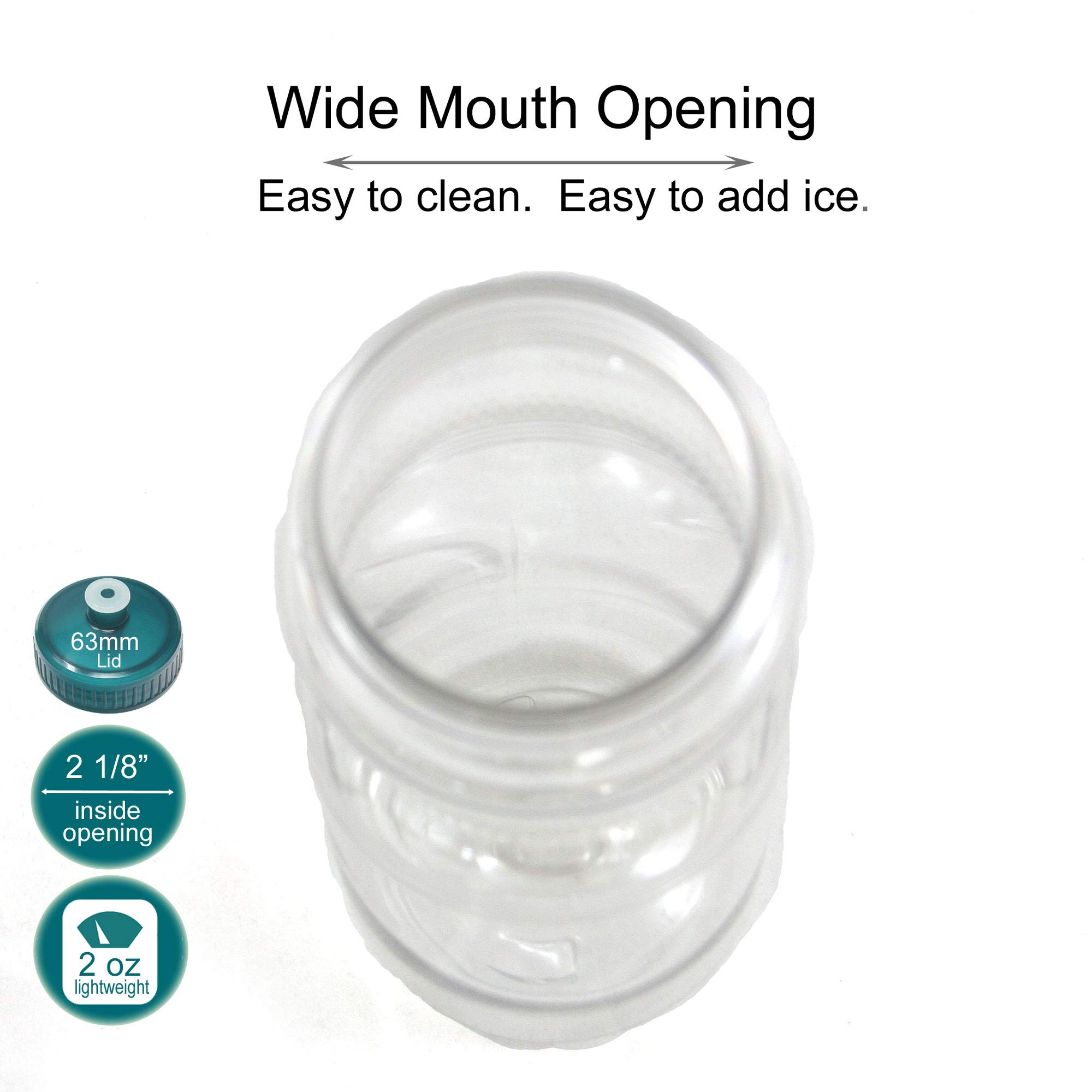 BPA-Free 24oz Water Bottles Bulk Pack of 100 - Rolling Sands USA Made - Ideal for Schools, Gyms, Offices & Outdoor Activities