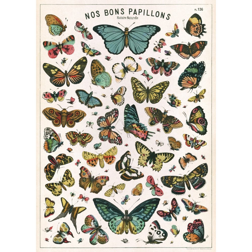 Butterfly Wrap Chart - Colorful Butterfly Design for Kids, DIY Crafts, Classroom Decor, and Party Favors | Perfect for Scrapbooking, Gift Wrapping, and School Projects