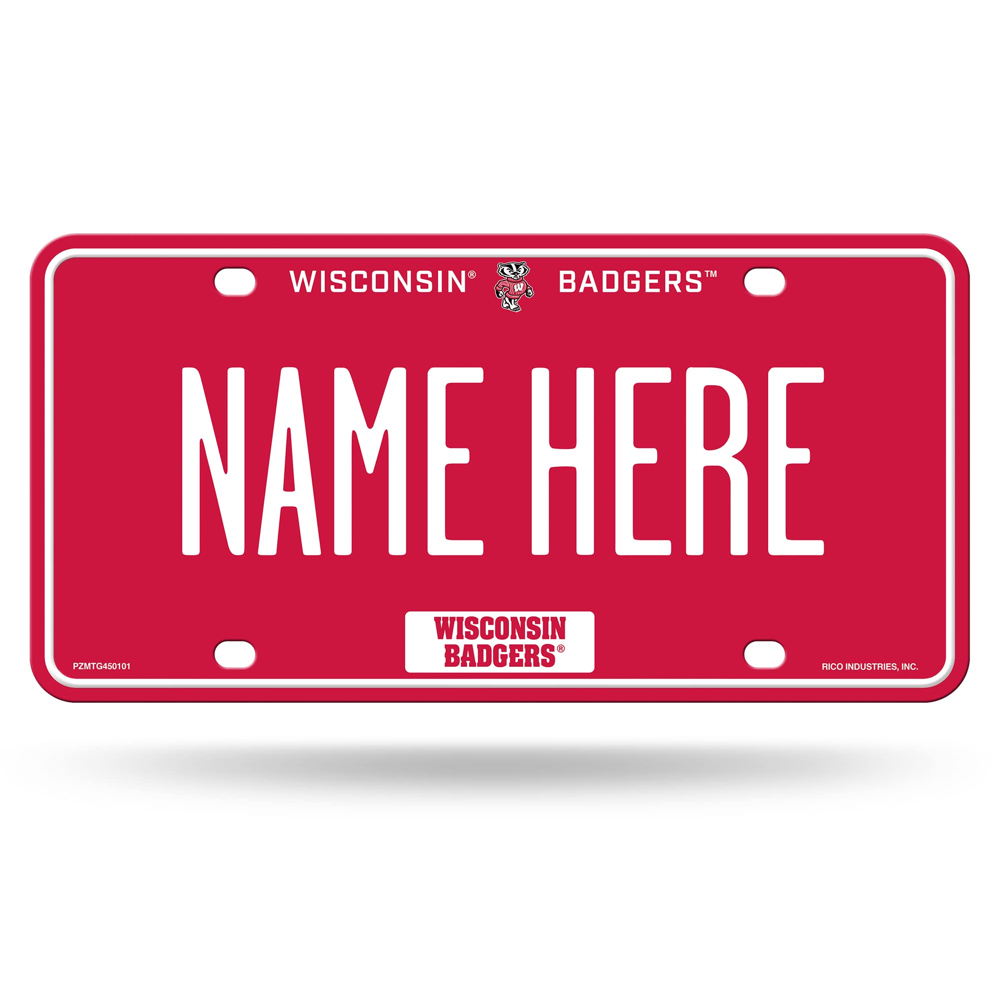 NCAA Teams Personalized Metal Auto Tag 8.5x11 Inches - Custom Car License Plate for Trucks, SUVs & Vehicles - Perfect Gift for College Sports Fans (Men & Women) - Great for Tailgating, Game Day Decor & Fan Cave Displays
